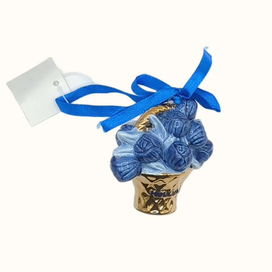 Christmas Ornament Tulip Basket