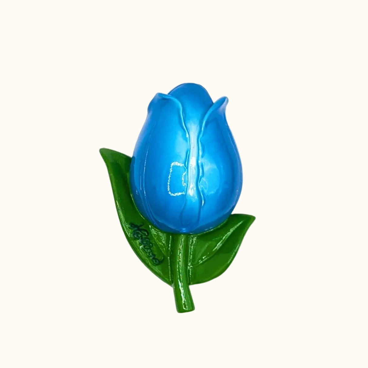 Polystone Magnet 3D Blue Tulip Holland