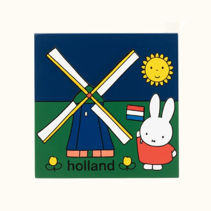 Wooden Miffy Magnet - Holland Design