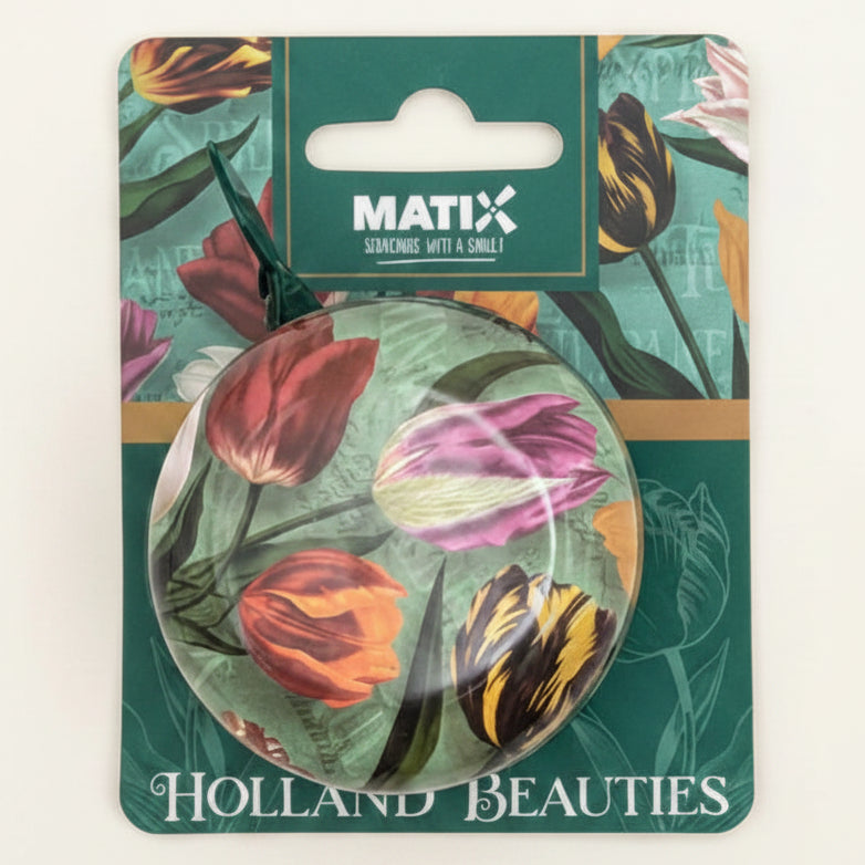 Bicycle Bell Green 'Pretty Tulips'
