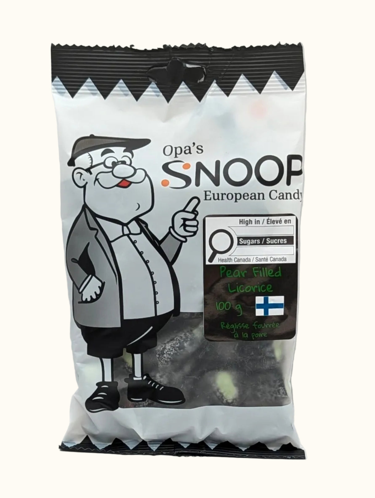 Snoop Pear Filled Licorice 100g