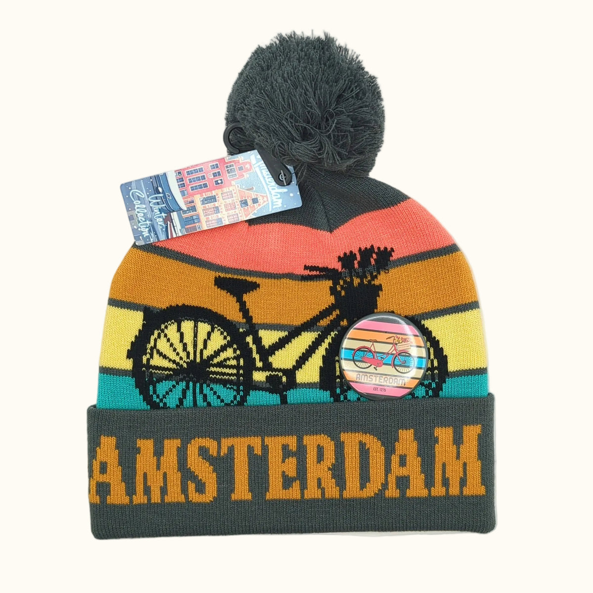 Winterhat Big Bike Grey And Color
