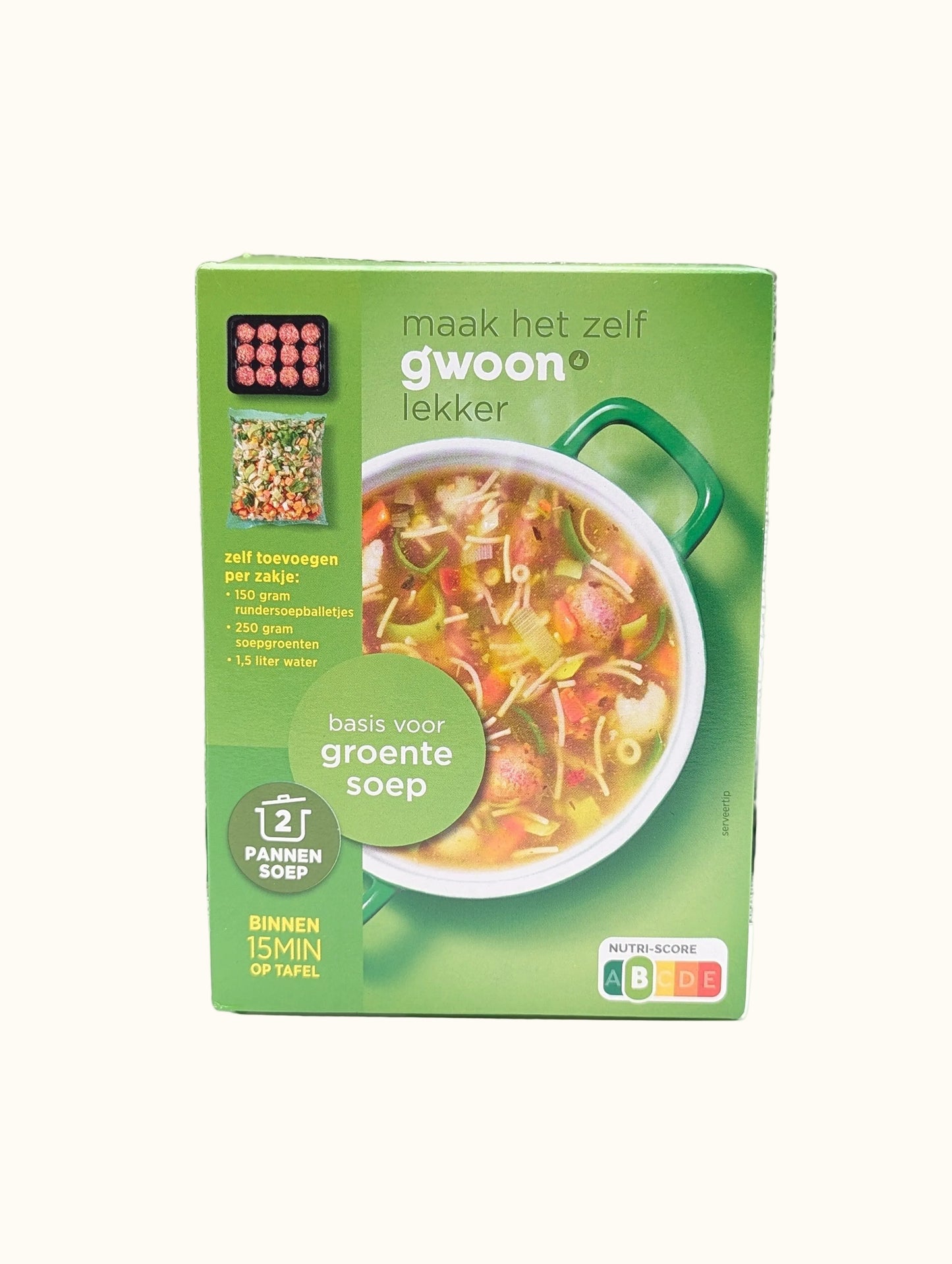 Soupe aux légumes Gwoon, paquet de 2