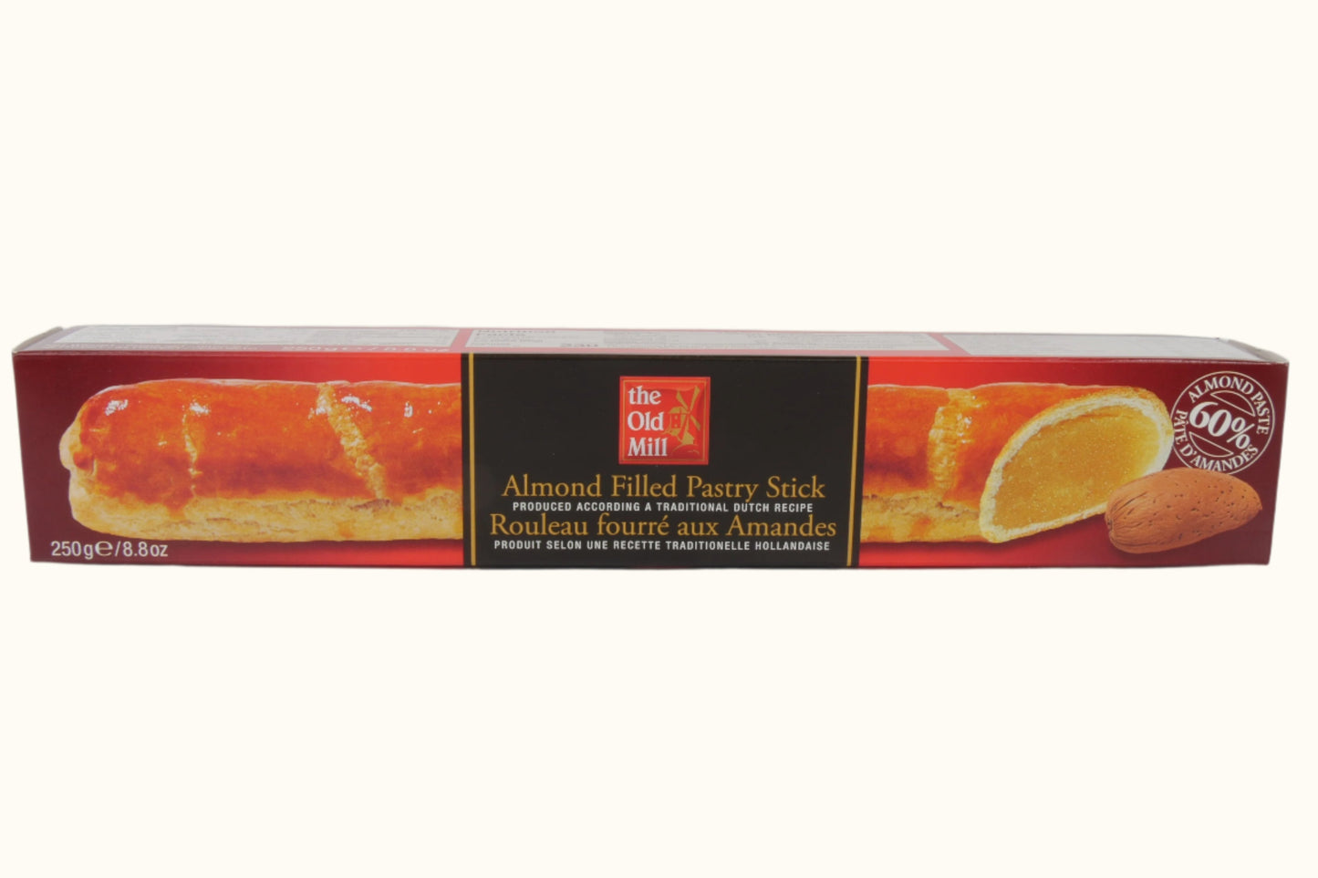 The Old Mill Real Almond Filled Stick 250g