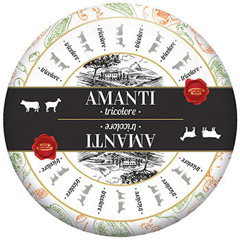 Amanti Tricolore Cheese (Half, Quarter, Eight, Chunk)