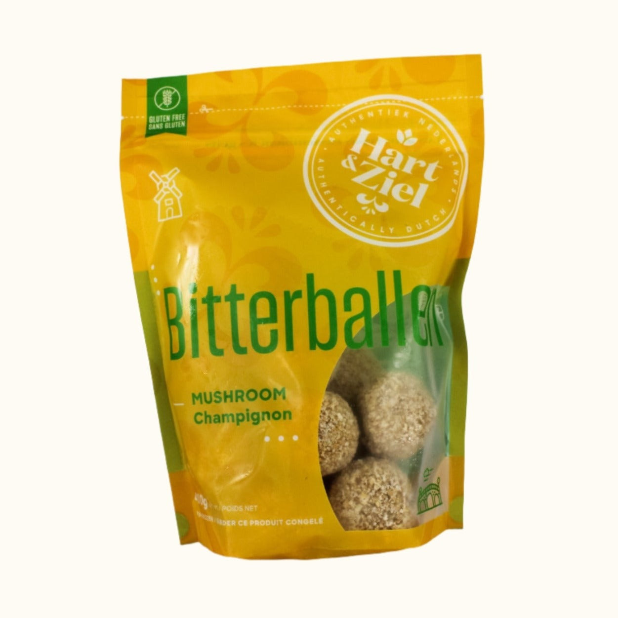 Hart en Ziel Bitterballen aux champignons sans gluten