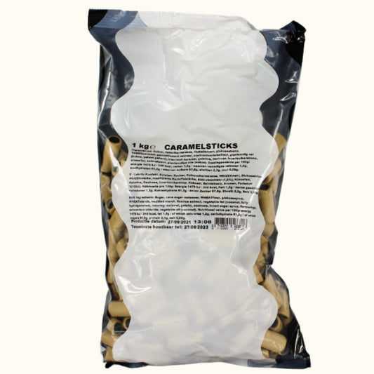 Dutch Licorice Caramel Sticks Bag 1kg