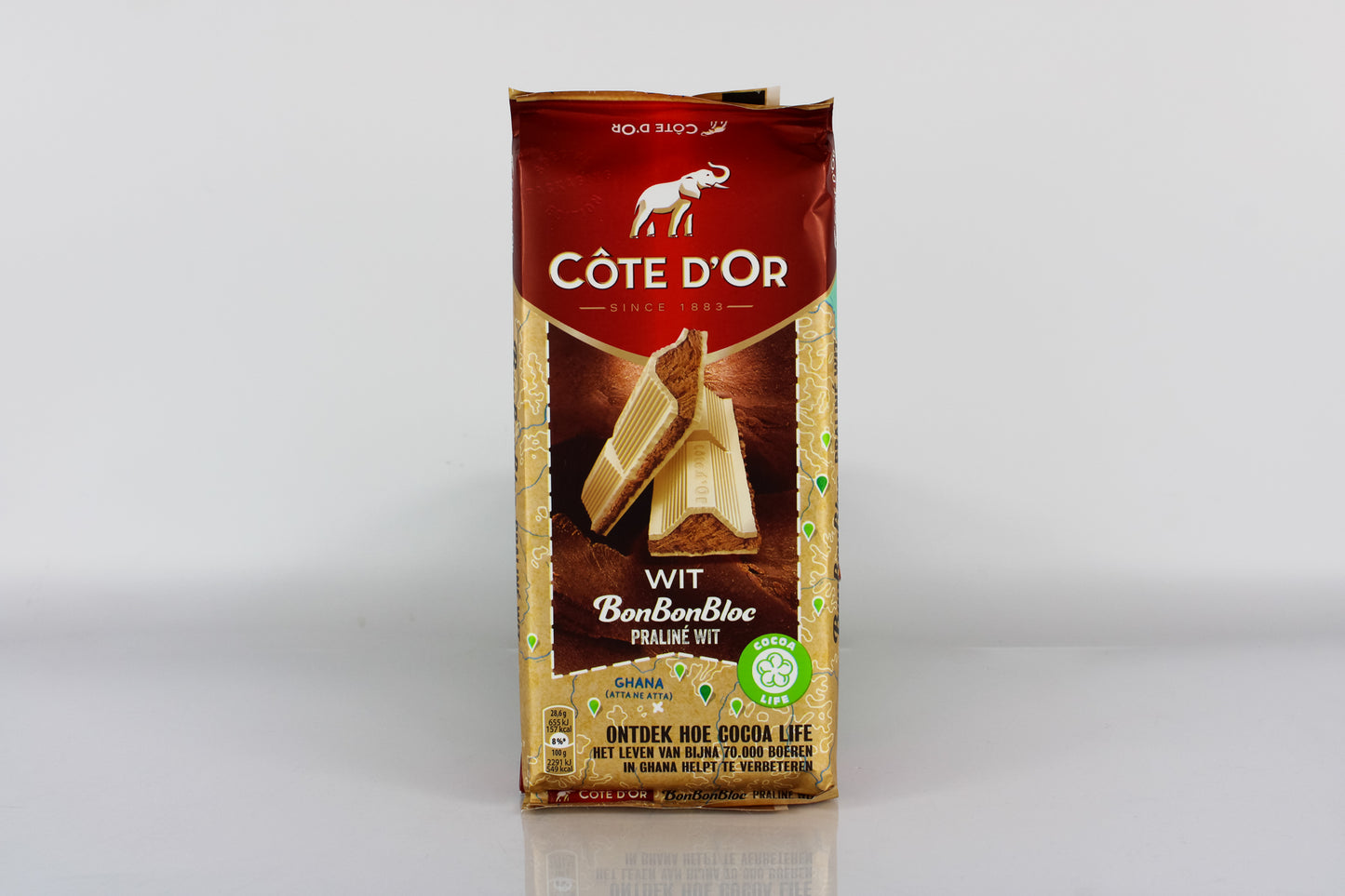 Côte D'or Bon Bon Bloc Praliné Witte Chocolade