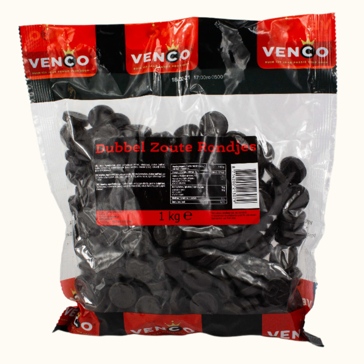 Venco dubbele zoutrondjes zak 1 kg