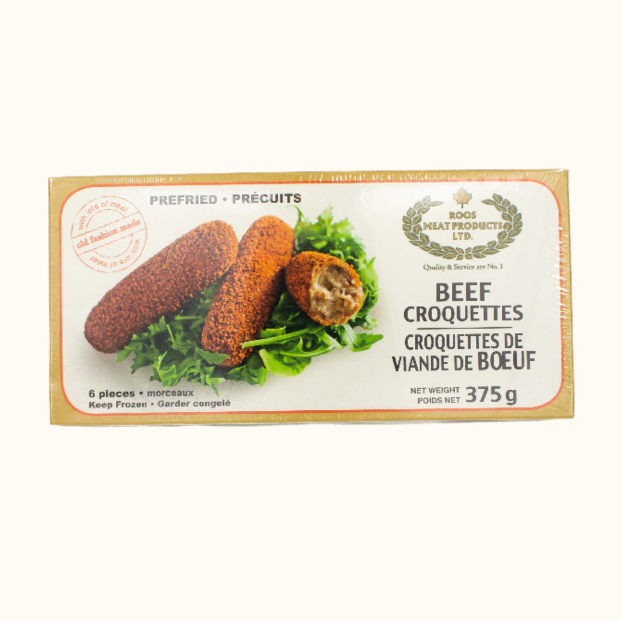 Roos Meat Products Rundvleeskroketten (Kroketten) 6 stuks 375 g