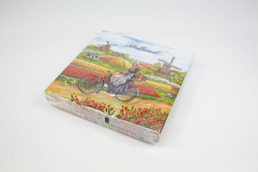 Napkins 3 Layer Holland Bicycle