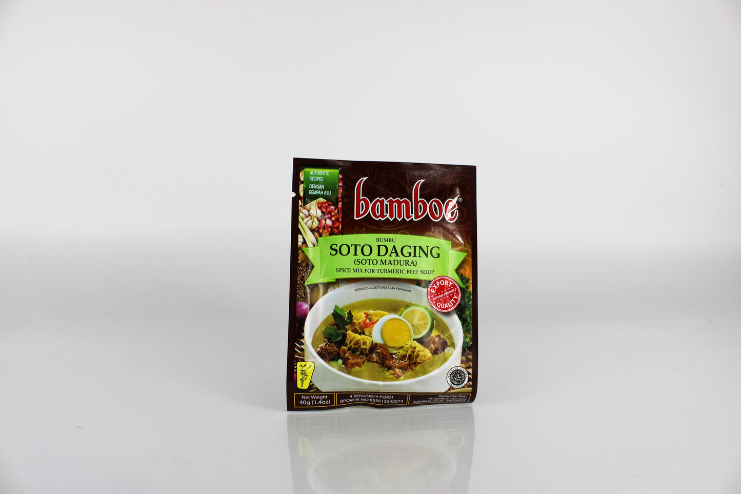 Bamboe Soto Daging Spices (Beef Soto Soup)
