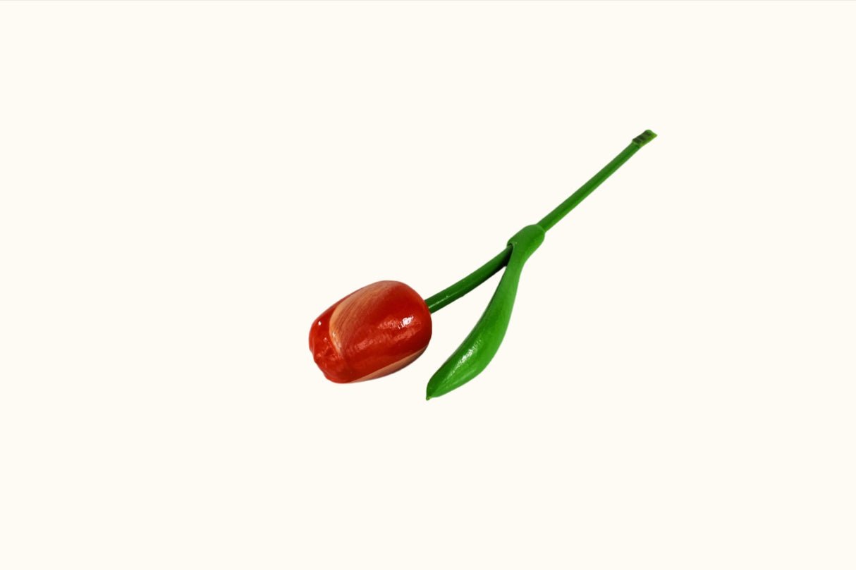 Tulipe en bois de 34 cm, épicerie néerlandaise