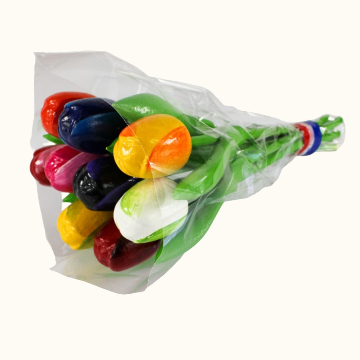 Boeket van 9 kleine tulpen (20 cm) van Dutch Groceries