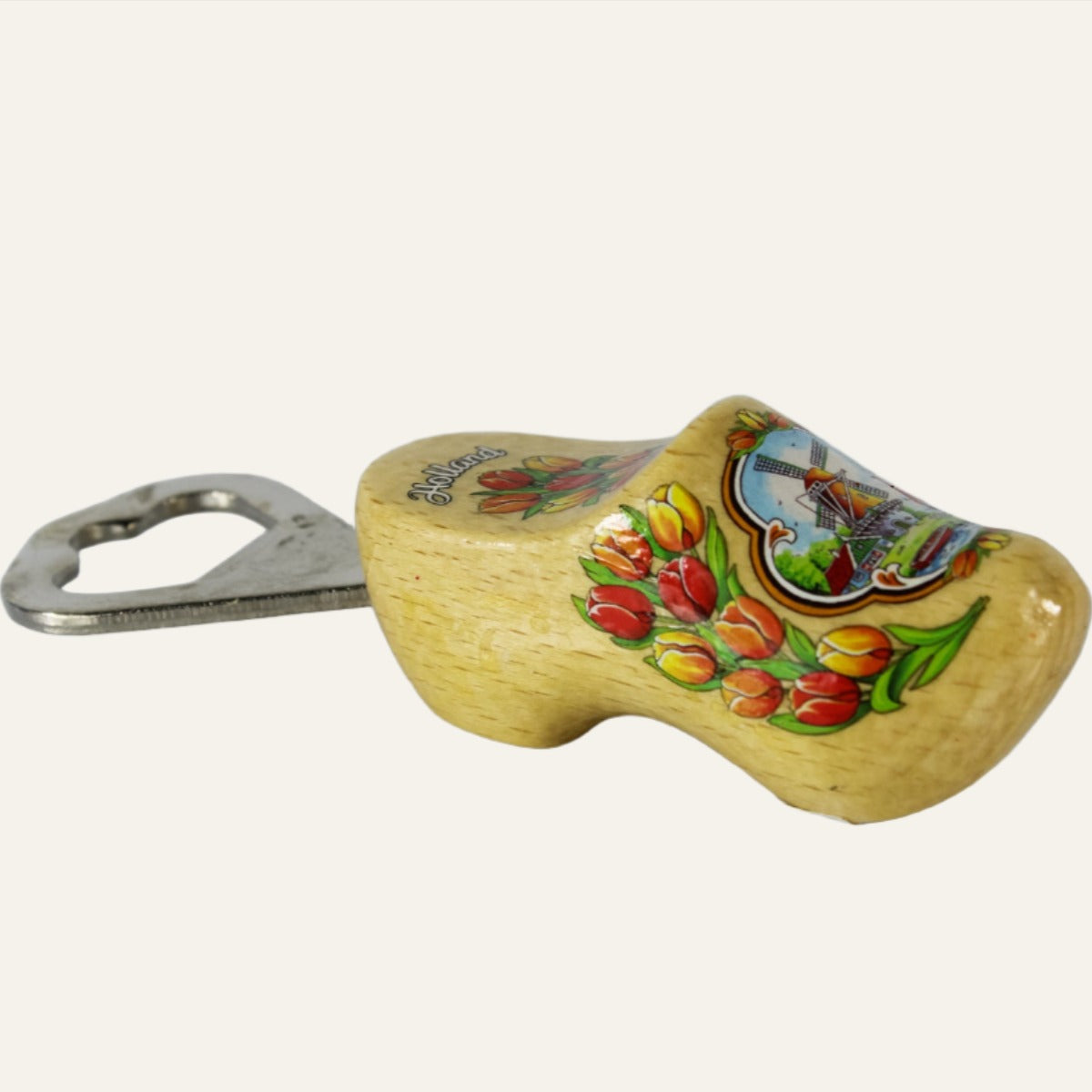 Dutch Groceries Bottle Opener Wooden Shoe