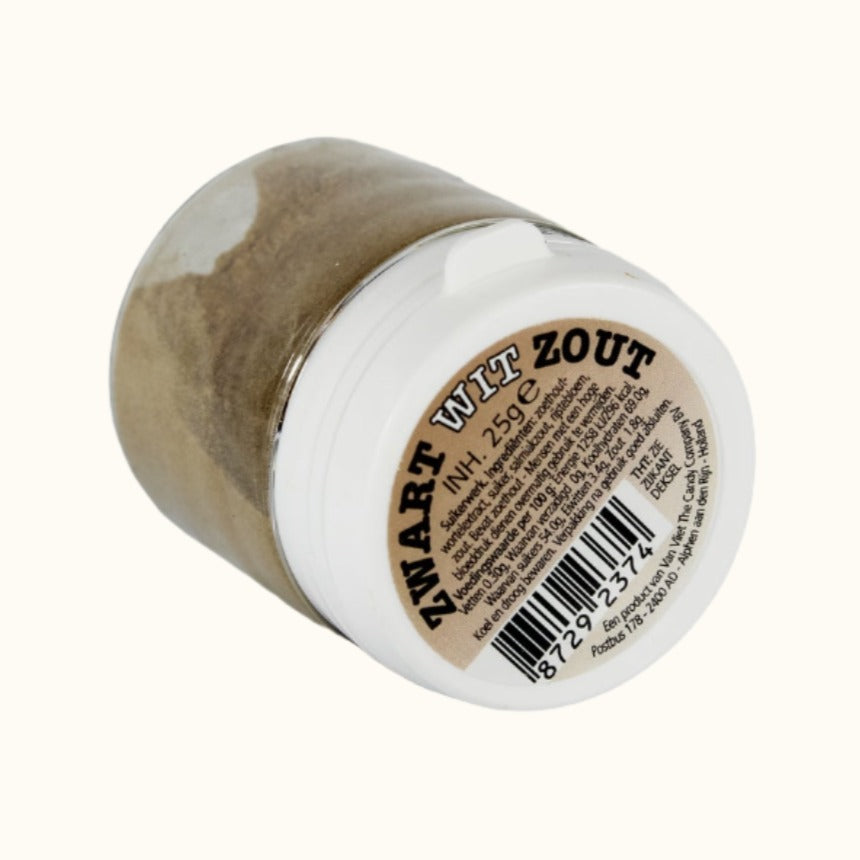 Van Vliet Zwart Wit Poudre De Réglisse Au Sel