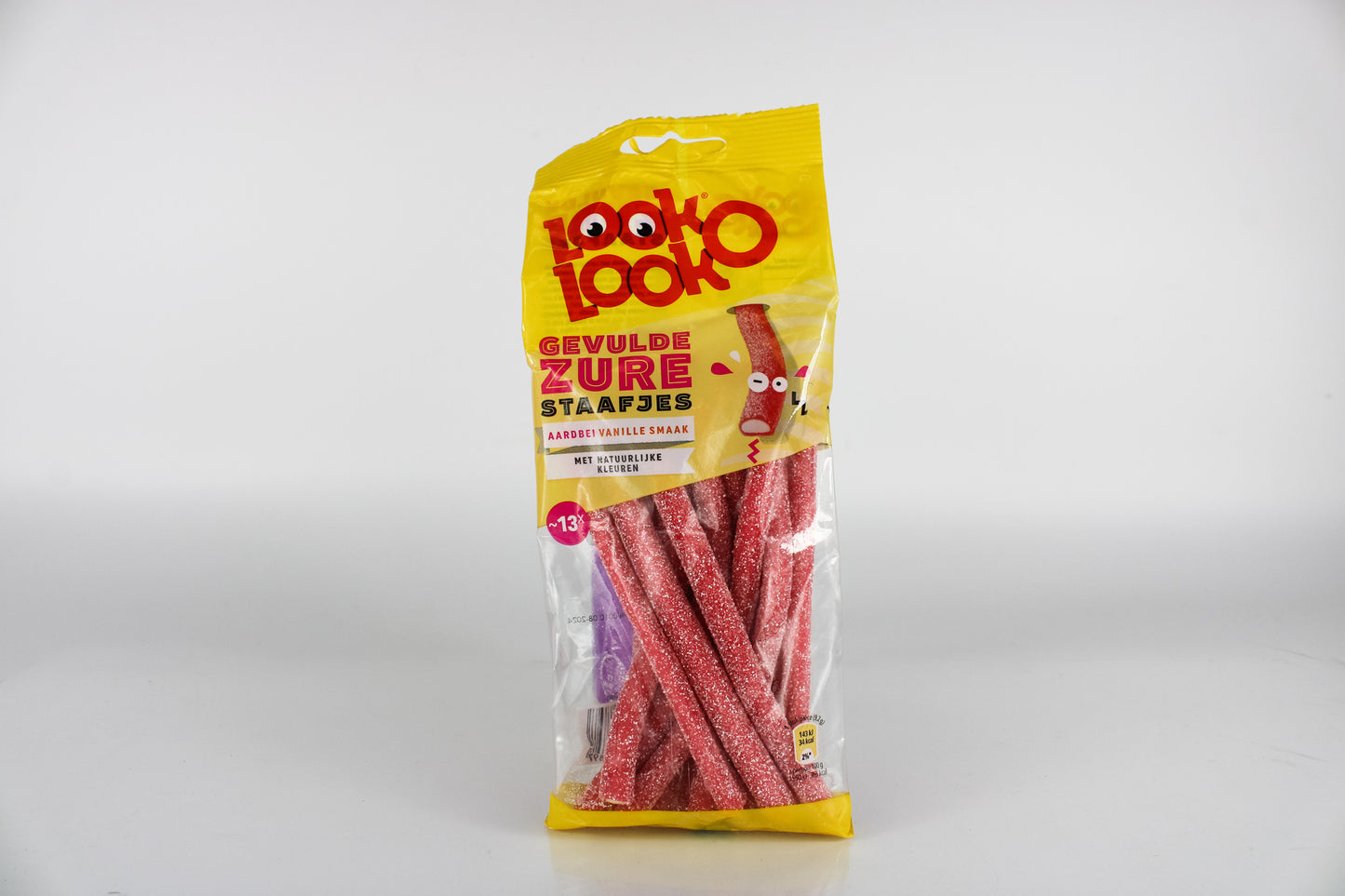 Look-O-Look Sour Sticks Strawberry Vanilla