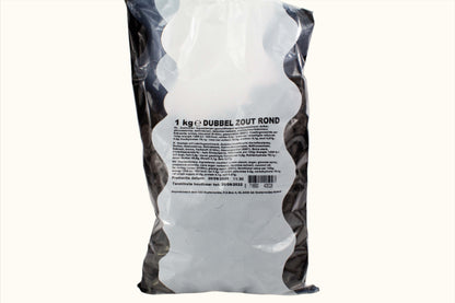 Dutch Licorice Double Salt Rounds Bag 1kg