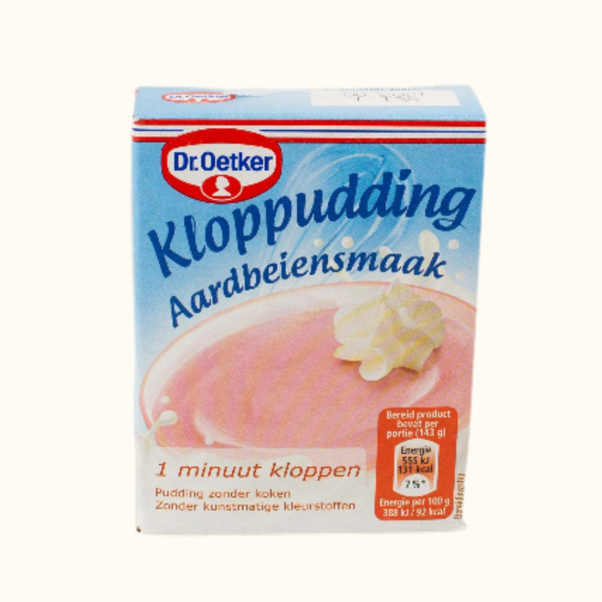 Dr. Oetker Slagroompudding Aardbei 74 g
