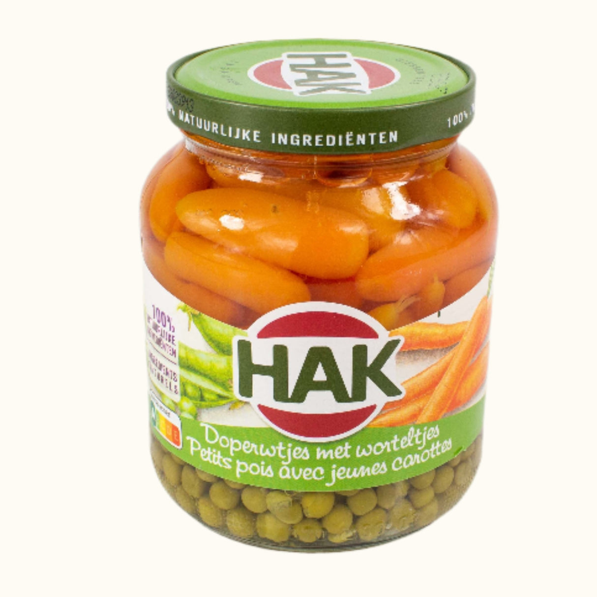 Hak erwten en wortelen 370 ml