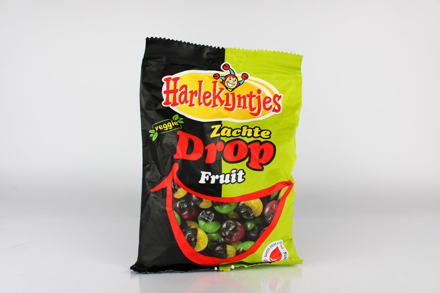 Harlekijntjes Soft Licorice Fruit Bag 400g