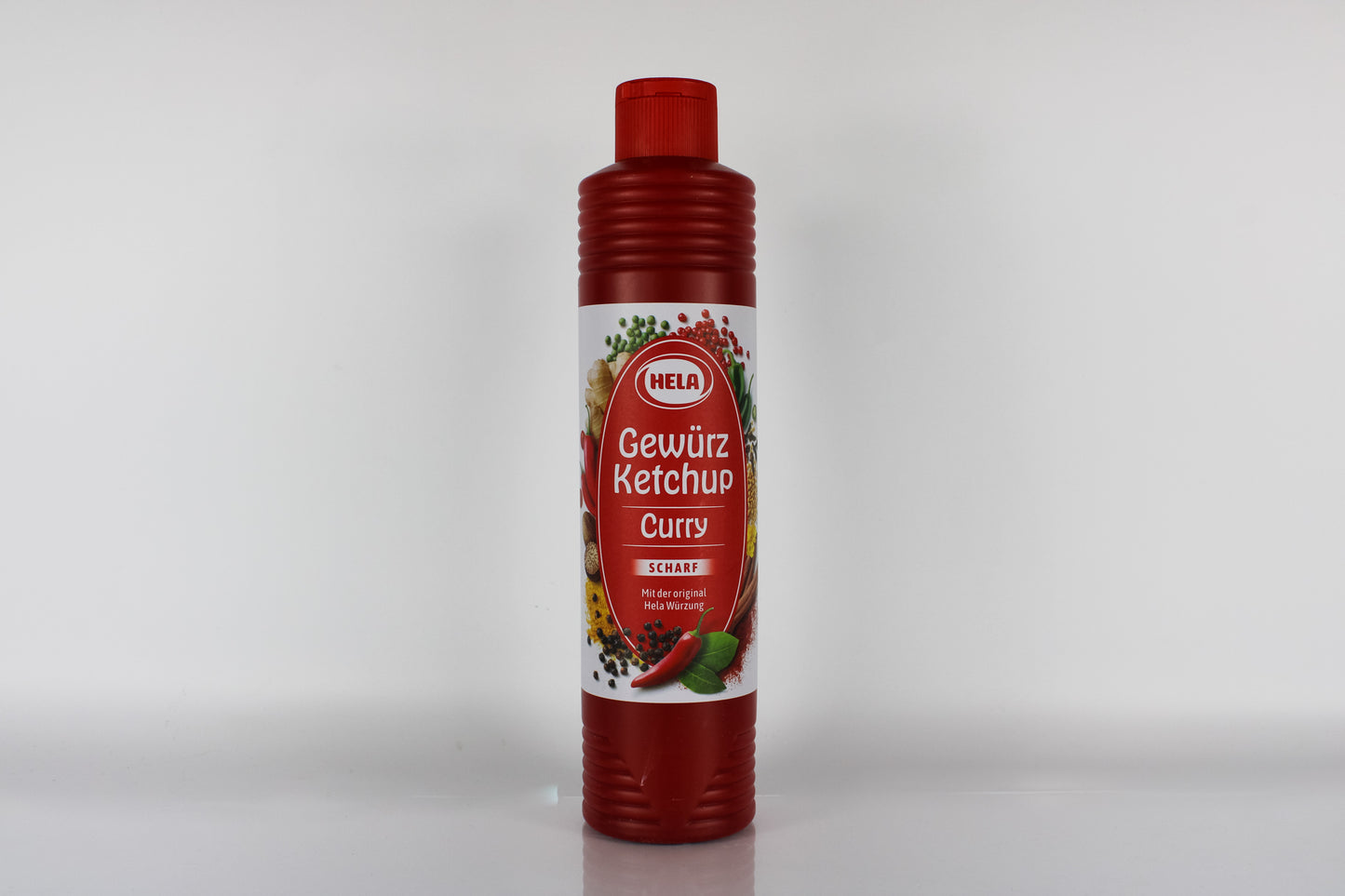 Hela Kruiden Ketchup Curry Hot 800ml