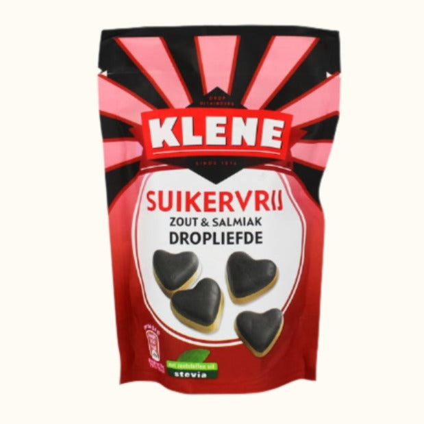 Klene Sugarfree Salty Salmiak Licorice Love 110g