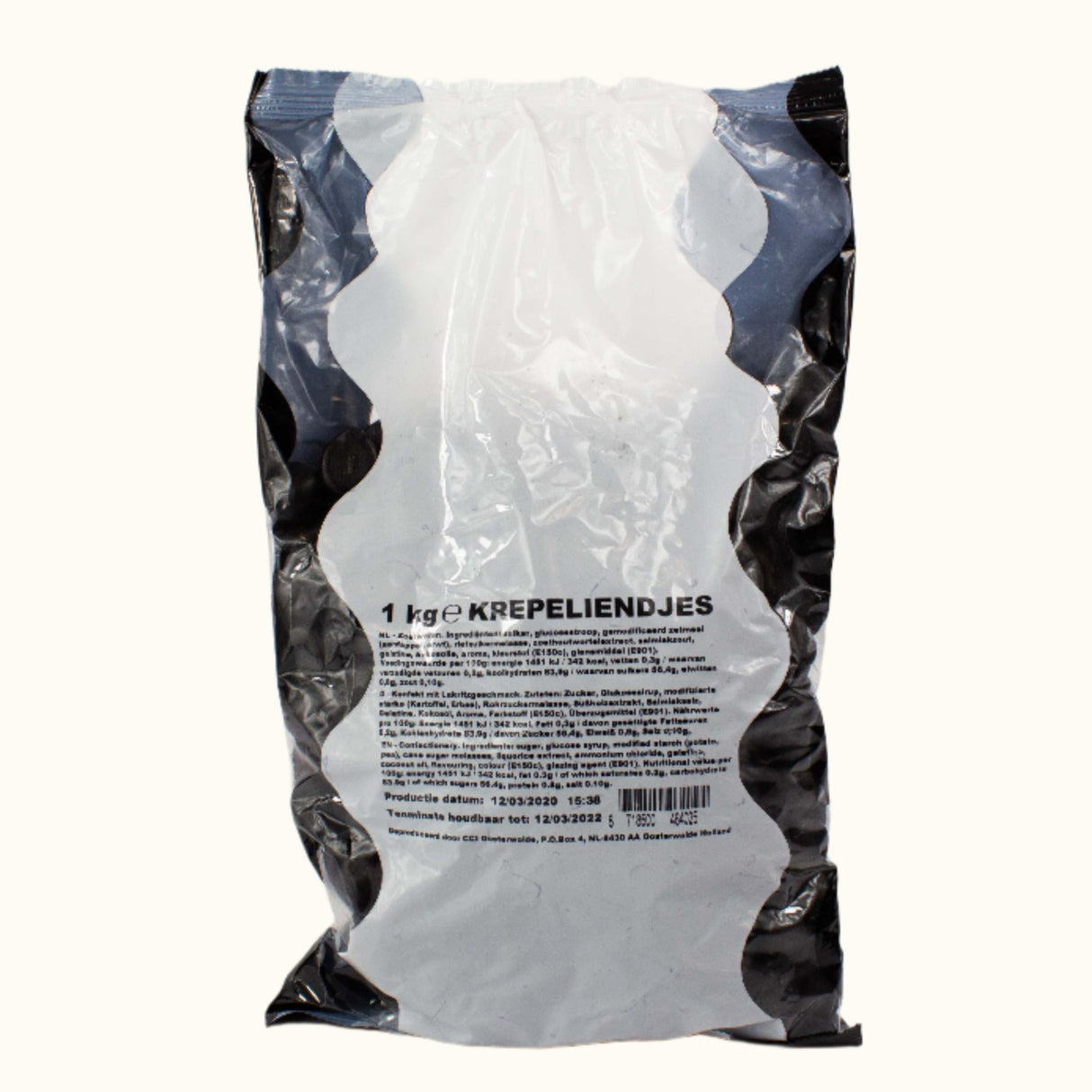 Hollandse Drop Krepeliendjes Zak 1kg