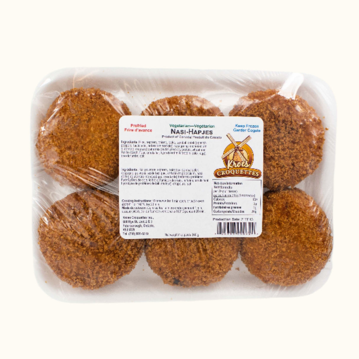Kroes Nasi Snacks 6 stuks 420 g