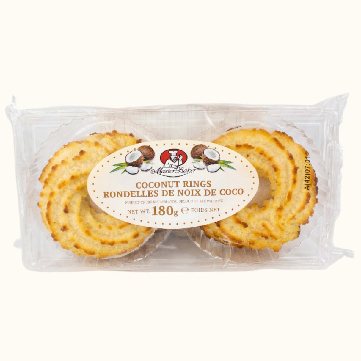 Kokosringen van Master Baker 180 g