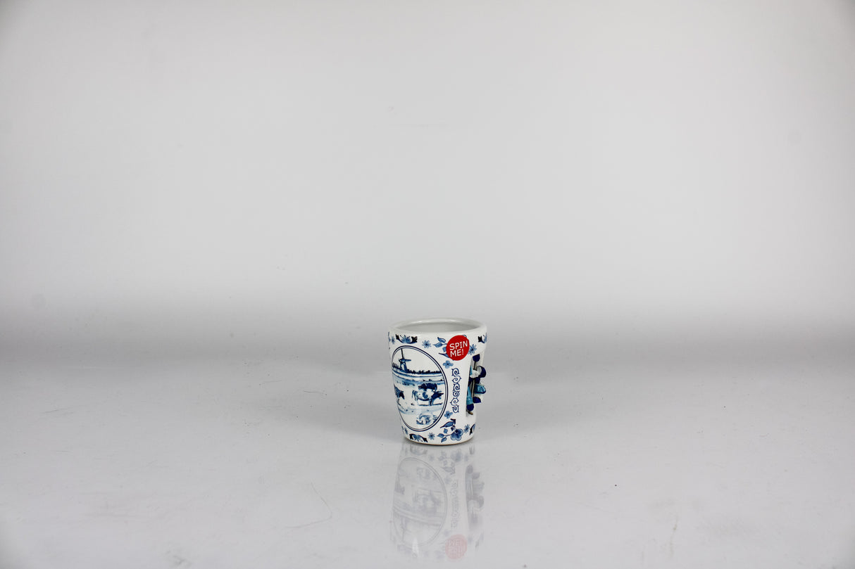 Shotmug céramique Delft Bleu