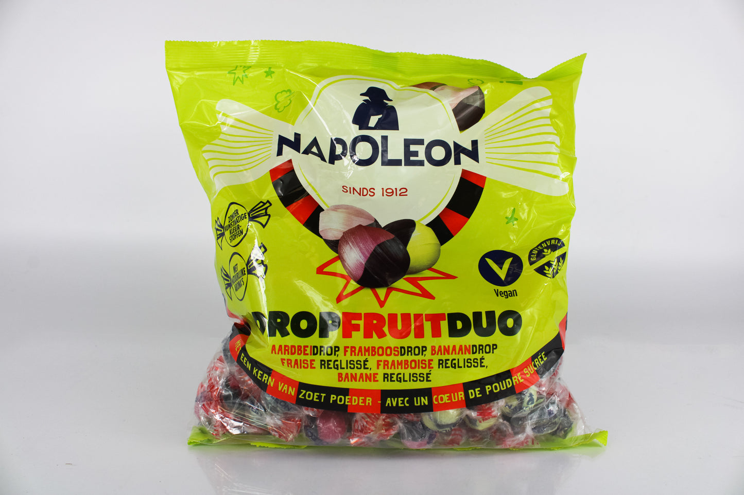 Napoleon Licorice Fruit Duo Balls Bag 1kg