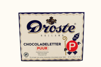 Lettres en chocolat Droste