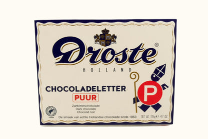 Lettres en chocolat Droste