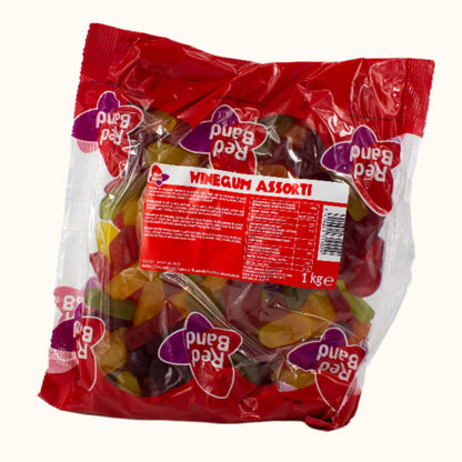 Sac de gomme à vin bande rouge 1kg