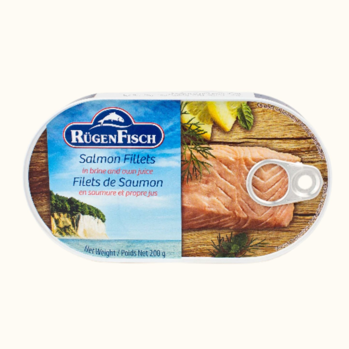 RügenFisch Salmon Fillets In Brine And Own Juice