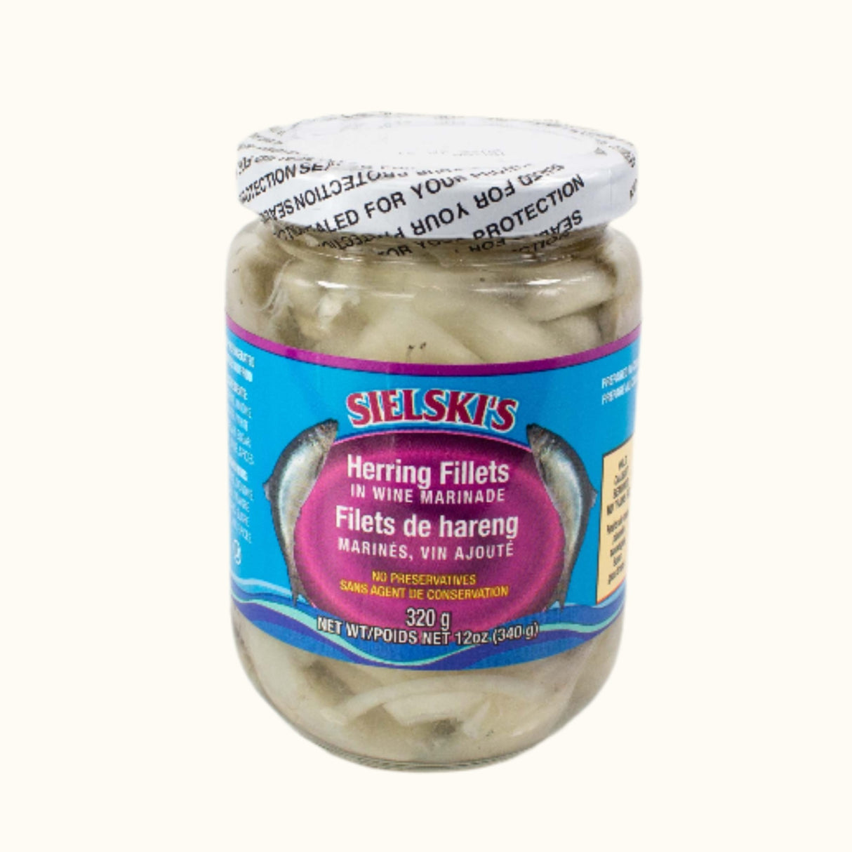 Sielskis Haringfilets in wijn 320gr