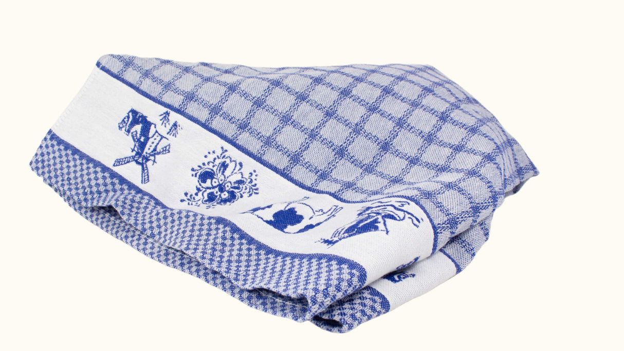 DDDDD Dutchie Tea Towel Blue 65x60cm