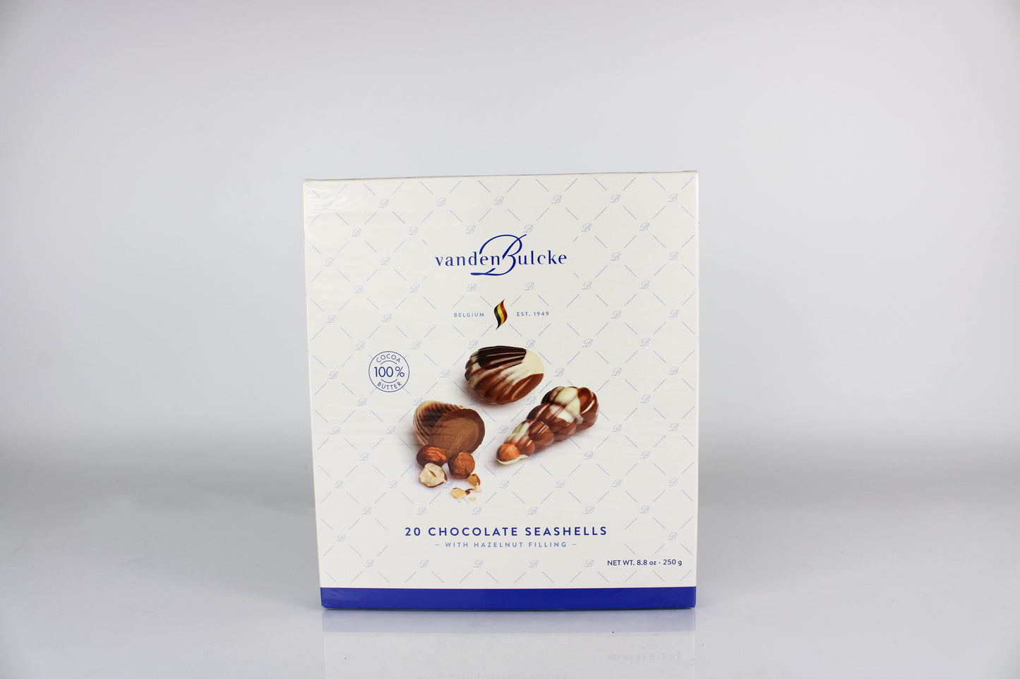 vandenBulcke Belgian chocolate seashells milk small