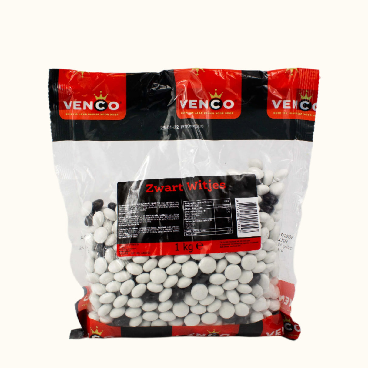 Venco Zwart Witjes Bag 1kg