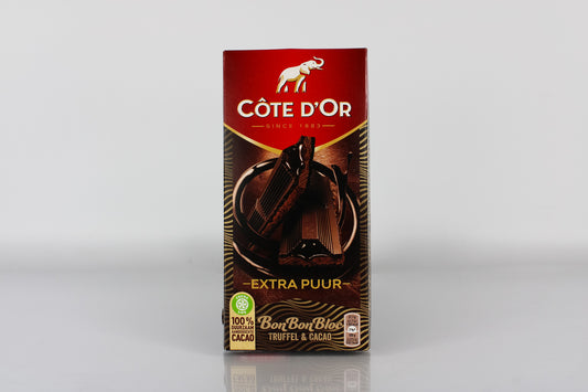 Côte D'or Bon Bon Bloc Extra Dark Truffle and Cacao